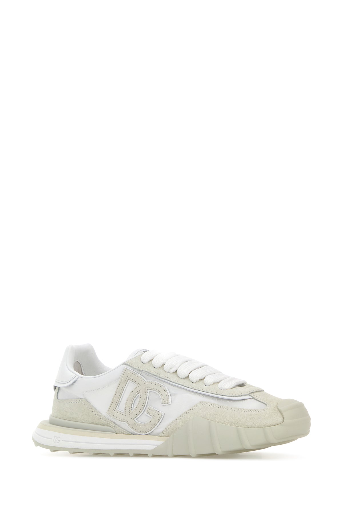 Dolce & Gabbana Sneakers DG Athletic bicolor in tela e pelle scamosciata, view 2