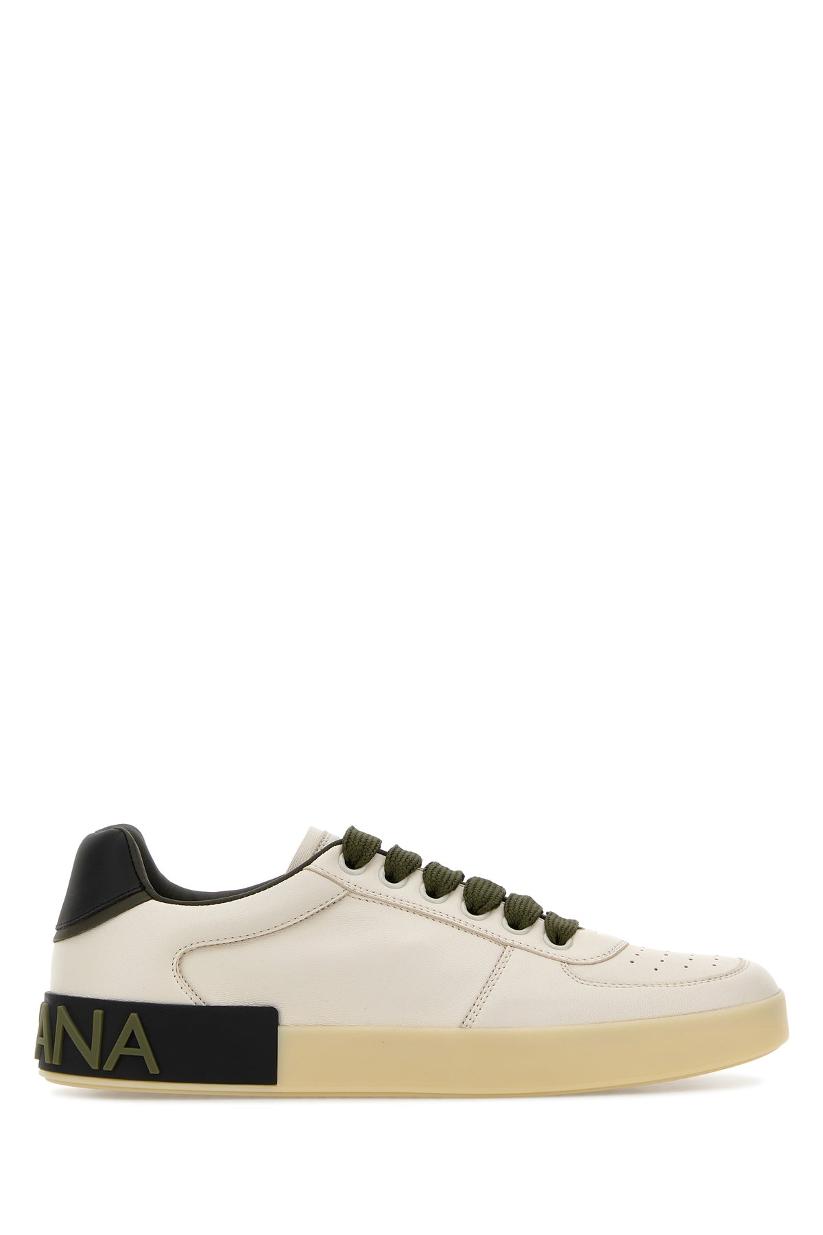 Dolce & Gabbana Sneakers Portofino in pelle avorio