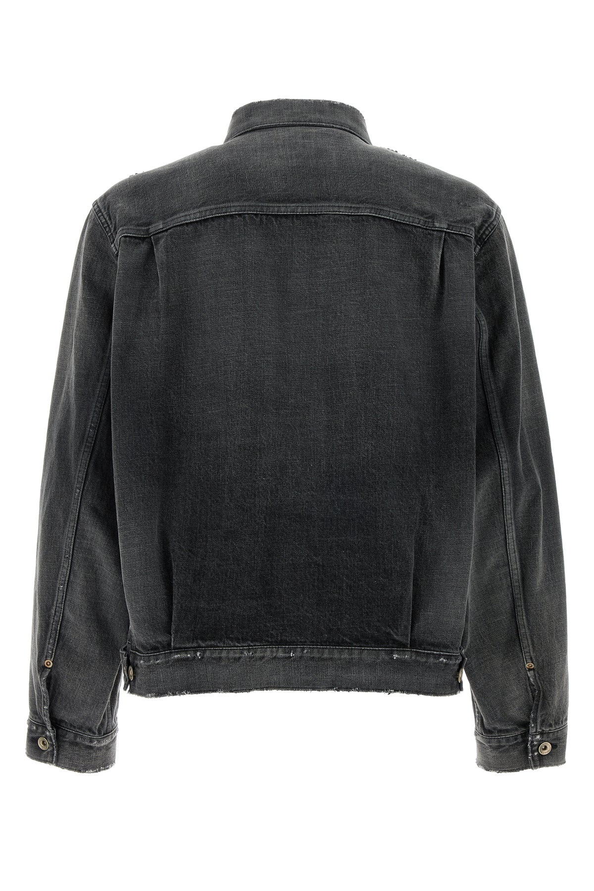 SACAI Giubbino in denim nero, view 2