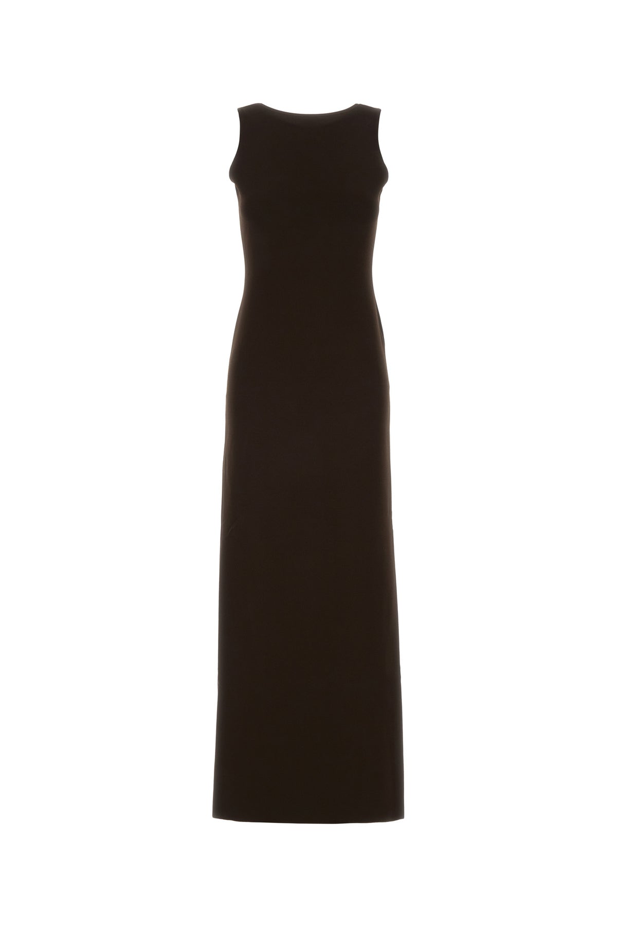 Gucci Abito in misto viscosa stretch cioccolato