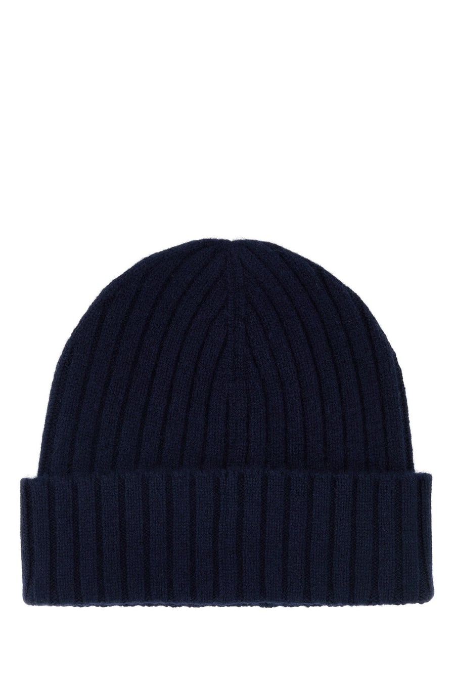 SPORTY & RICH Cuffia Yankees in misto cashmere blu navy, view 2