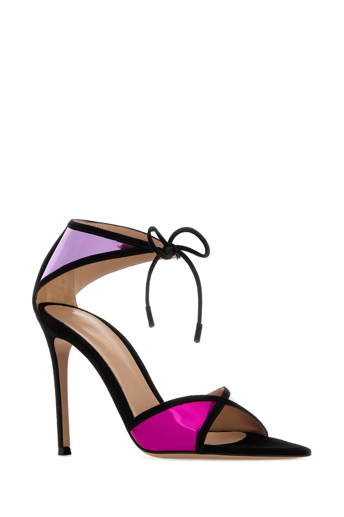 GIANVITO ROSSI Sandali Confetti in pelle multicolor, view 2