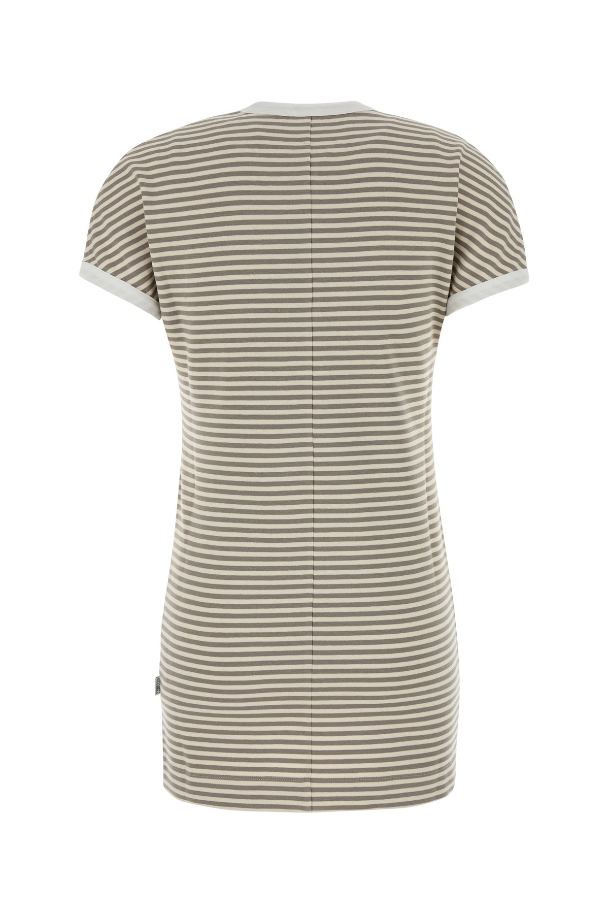 MM6 Maison Margiela Mini abito in cotone stretch ricamato, view 2
