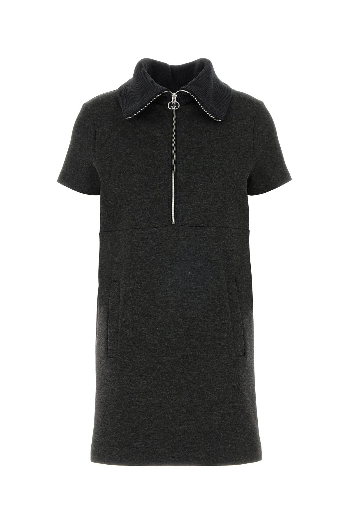 Gucci Abito in jersey stretch grigio scuro melangé