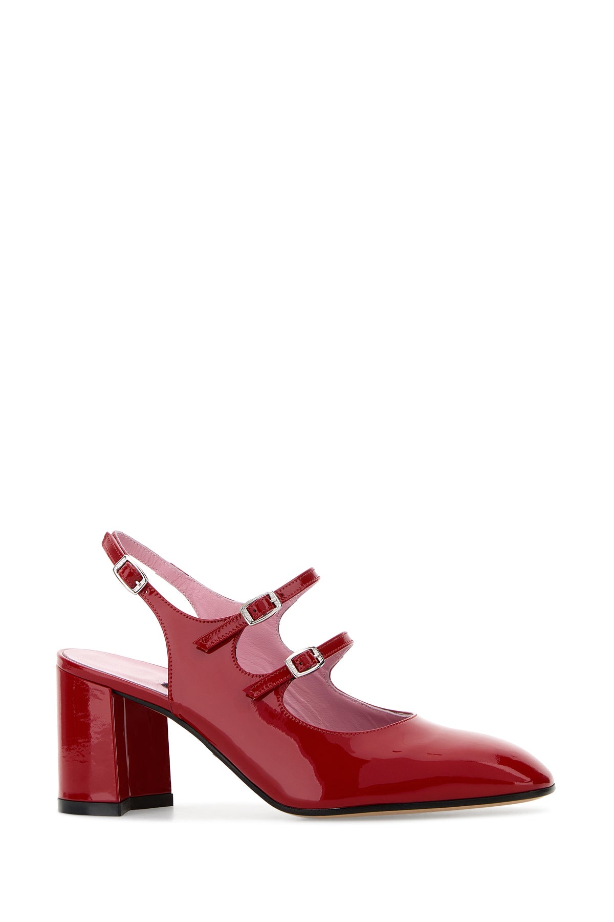 CAREL PARIS Scarpe con tacco Banana in pelle rossa, view 2
