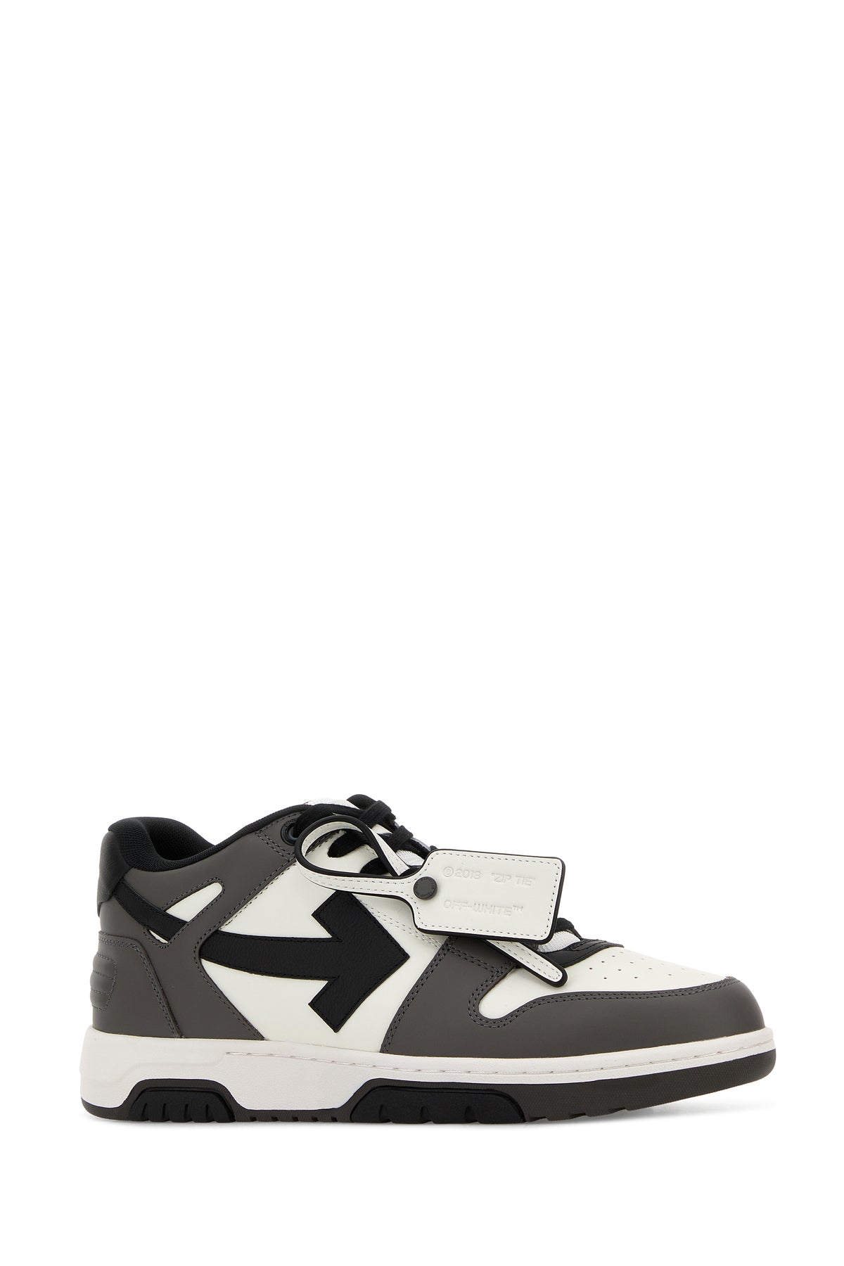 Off-White Sneakers Out Of Offie in pelle bicolor, view 2