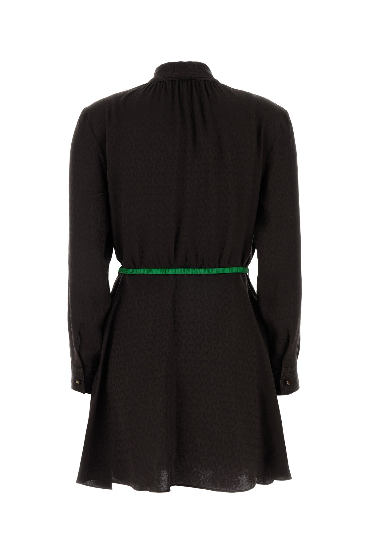 Gucci Abito in jacquard marrone, view 2