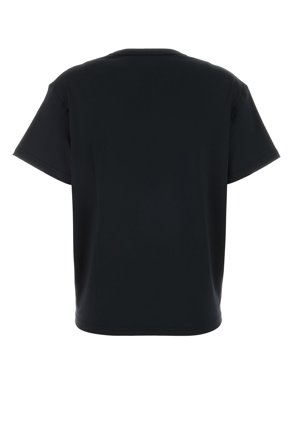 Jil Sander T-shirt in poliestere stretch nero, view 2