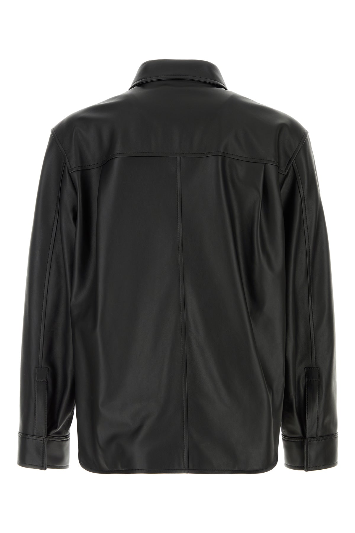 Loewe Camicia in pelle nera, view 2