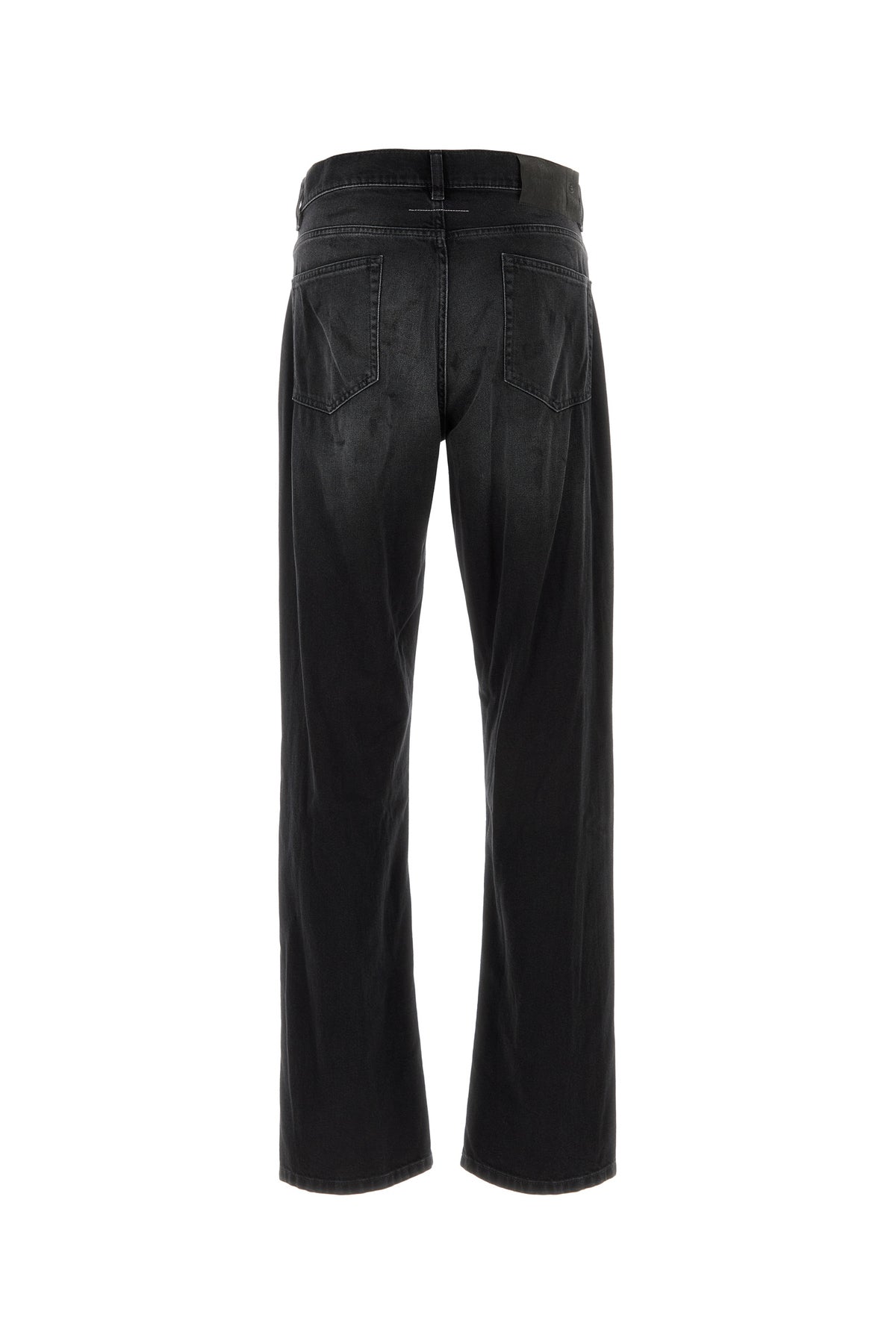 MM6 Maison Margiela Jeans in denim nero, view 2