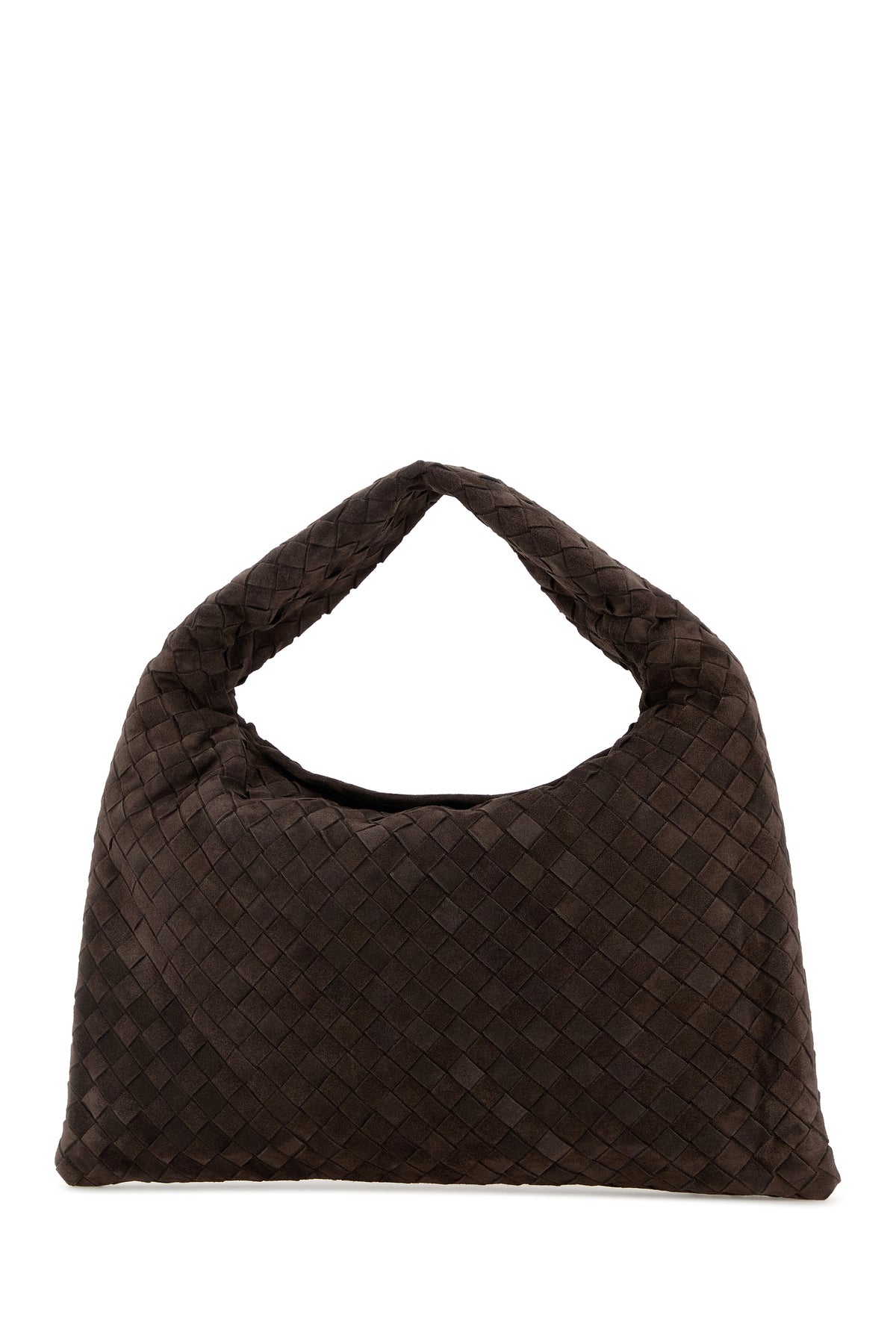 Bottega Veneta Borsa a spalla Hop piccola in pelle scamosciata testa di moro, view 2