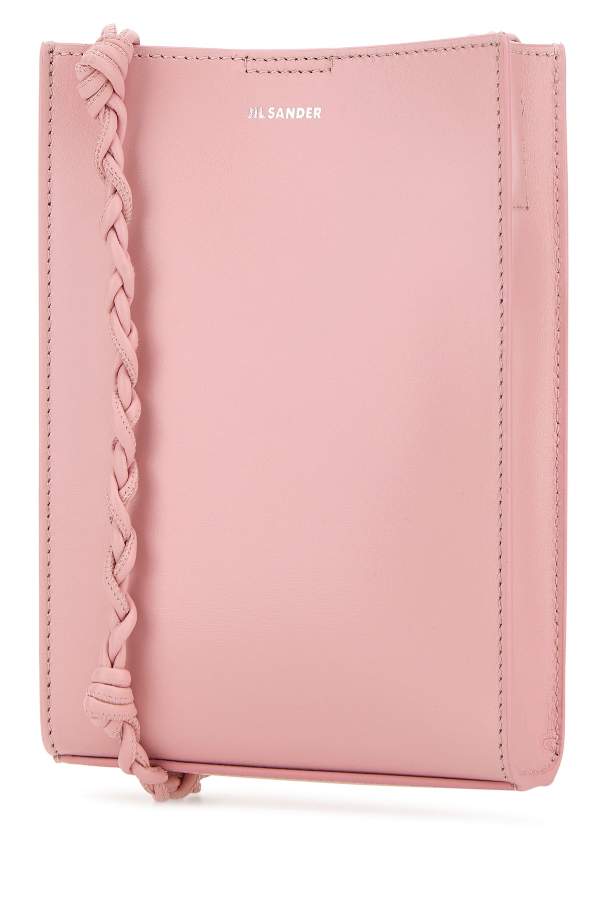 Jil Sander Borsa a spalla Tangle piccola in pelle rosa, view 2