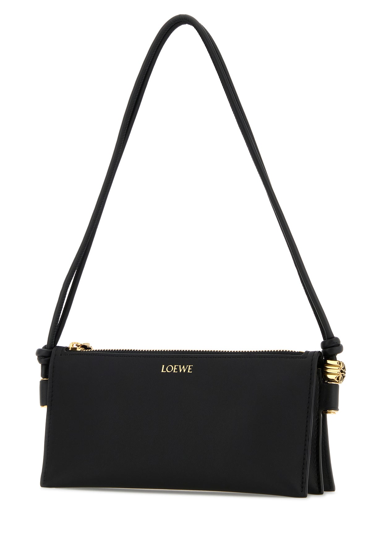 Loewe Borsa a spalla Joya in pelle nera, view 2