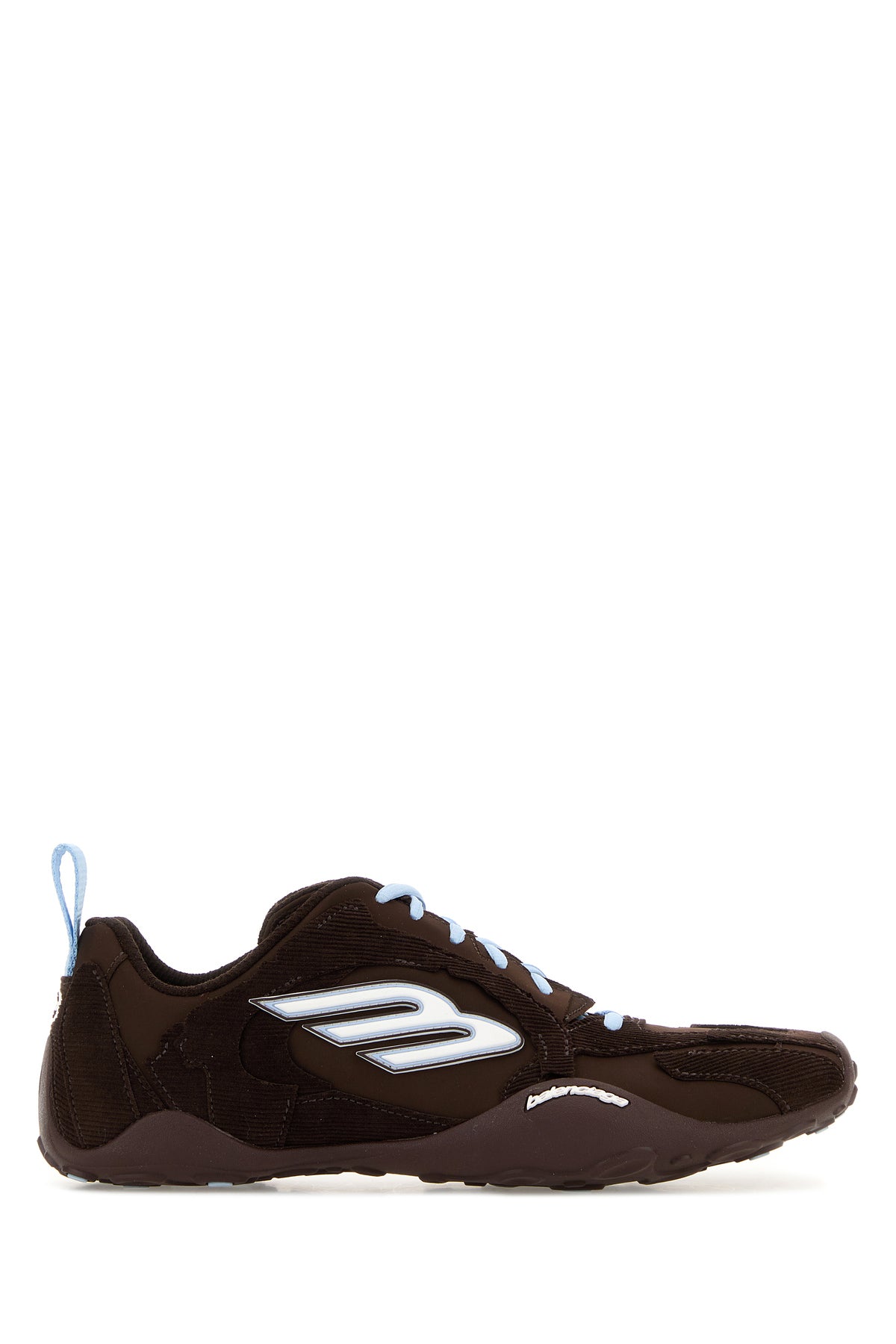 Balenciaga Sneakers Monday Ultra marroni in tela e velluto a coste