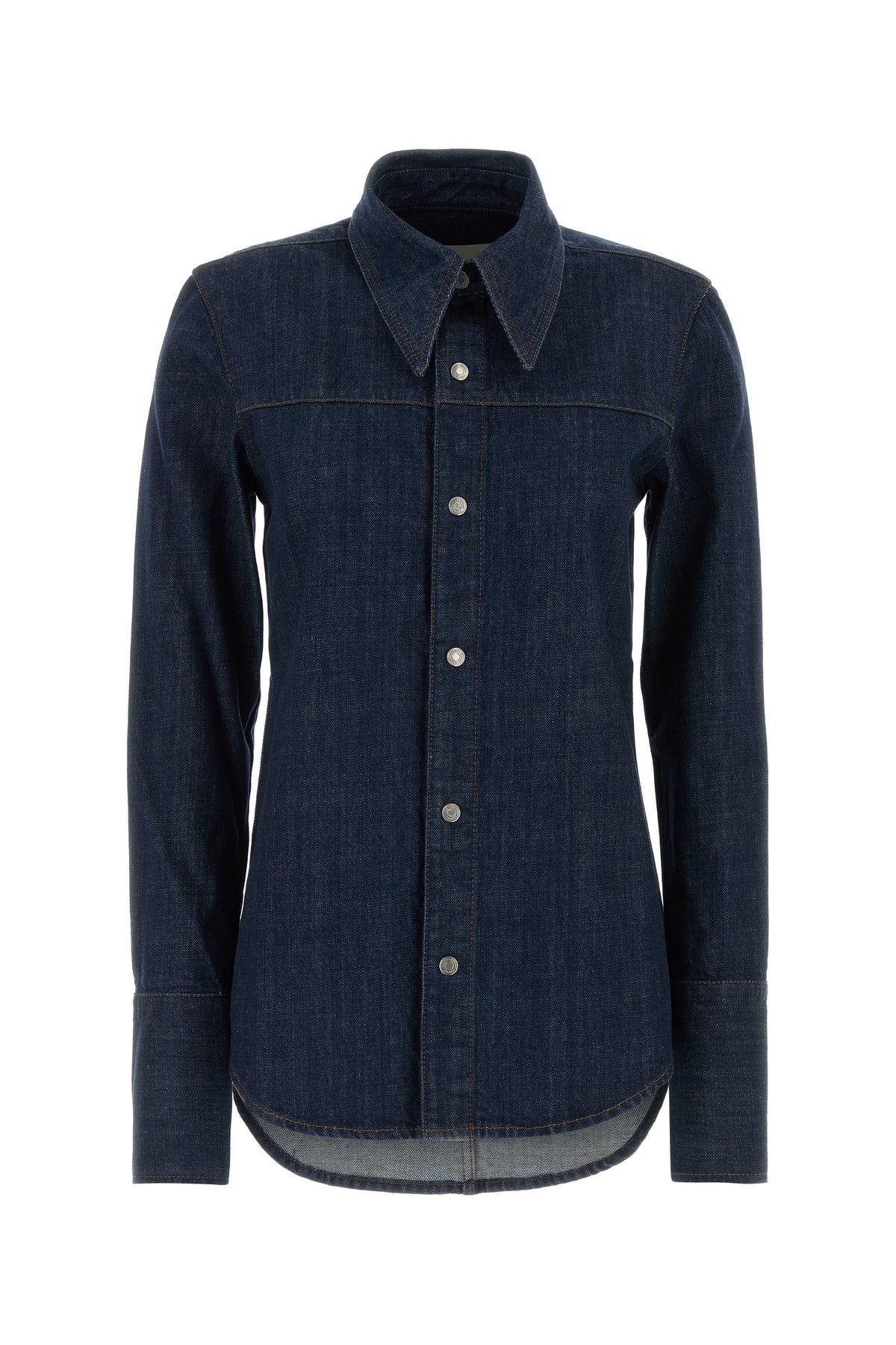 AMI Camicia in denim blu