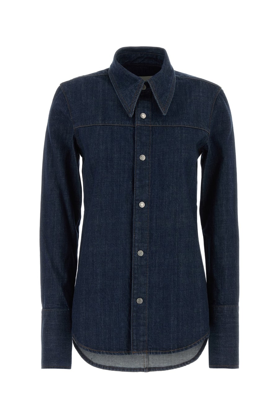 AMI Camicia in denim blu
