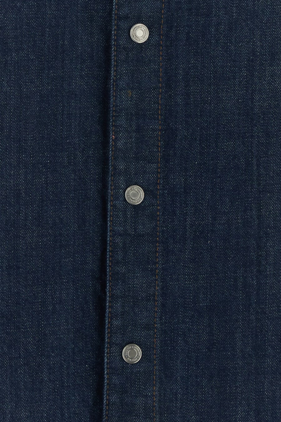 AMI Camicia in denim blu, view 3