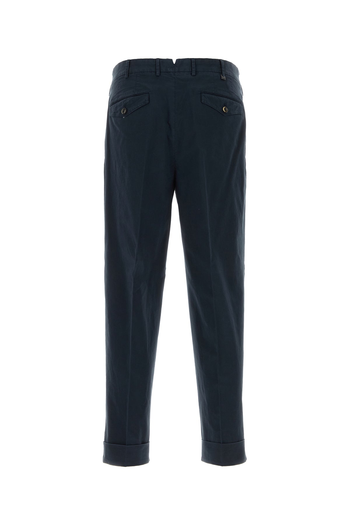 PT Torino Pantalone Style in cotone stretch blu navy, view 2