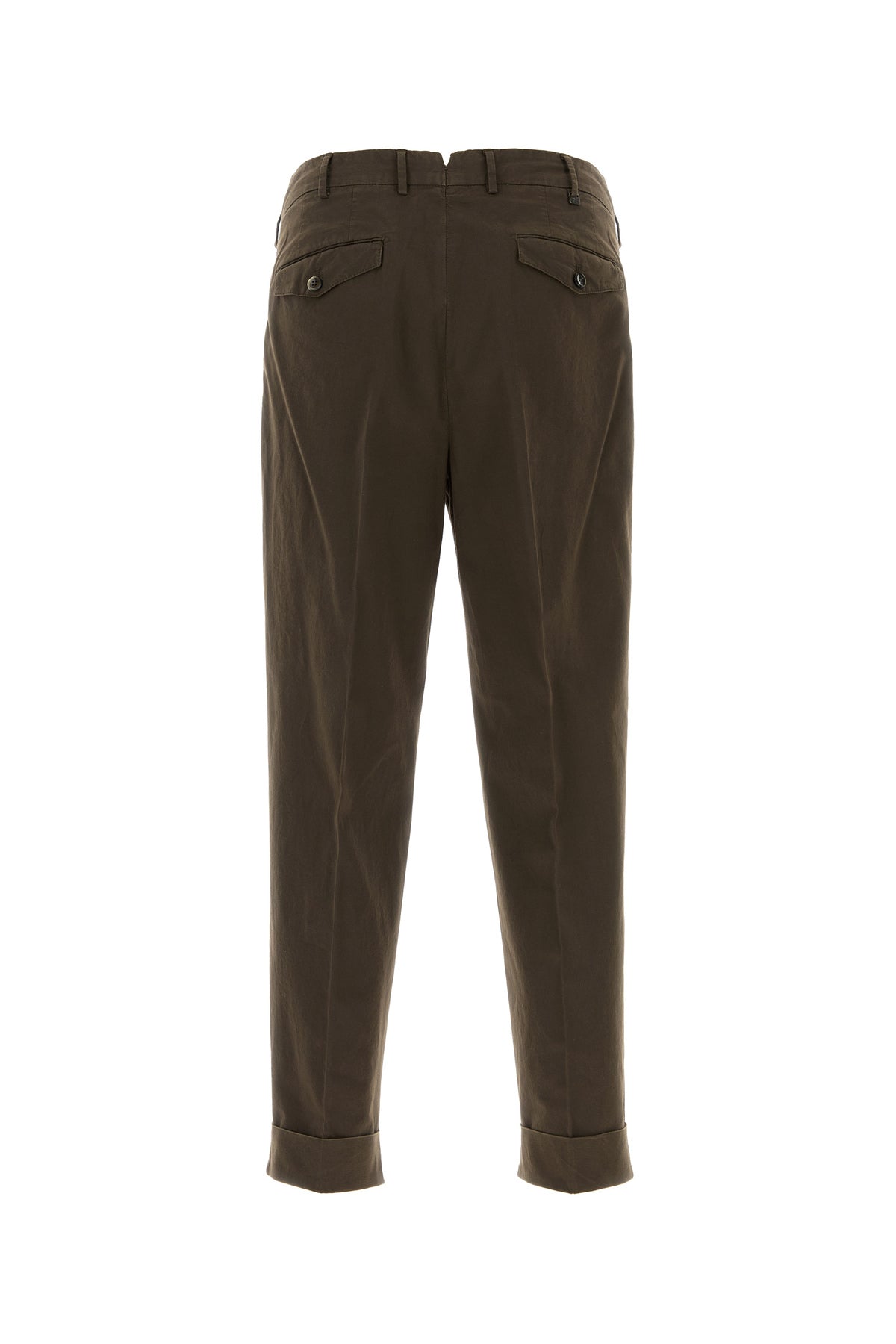 PT Torino Pantalone Style in cotone stretch marrone, view 2