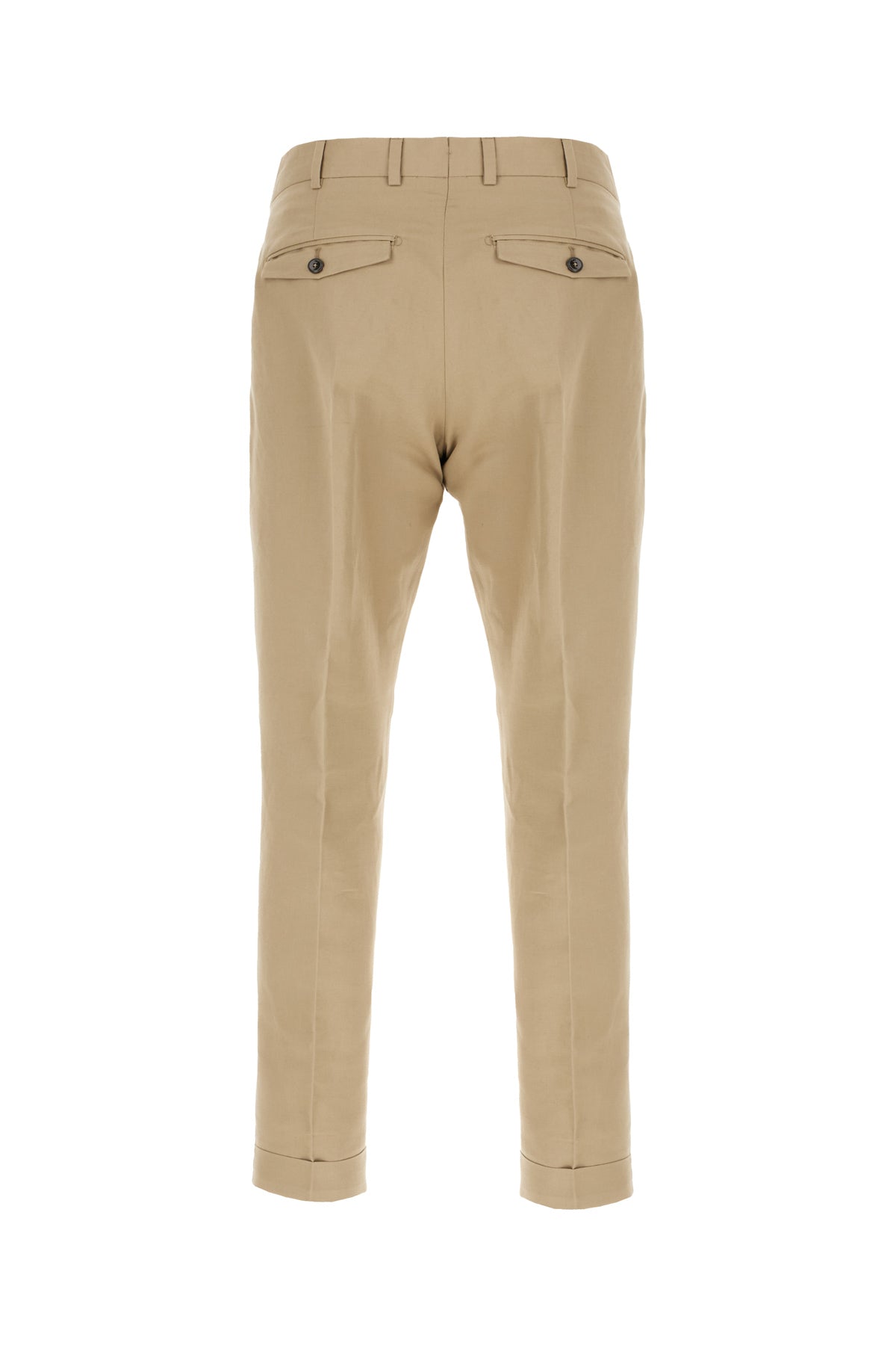 PT Torino Pantalone in misto lino beige, view 2