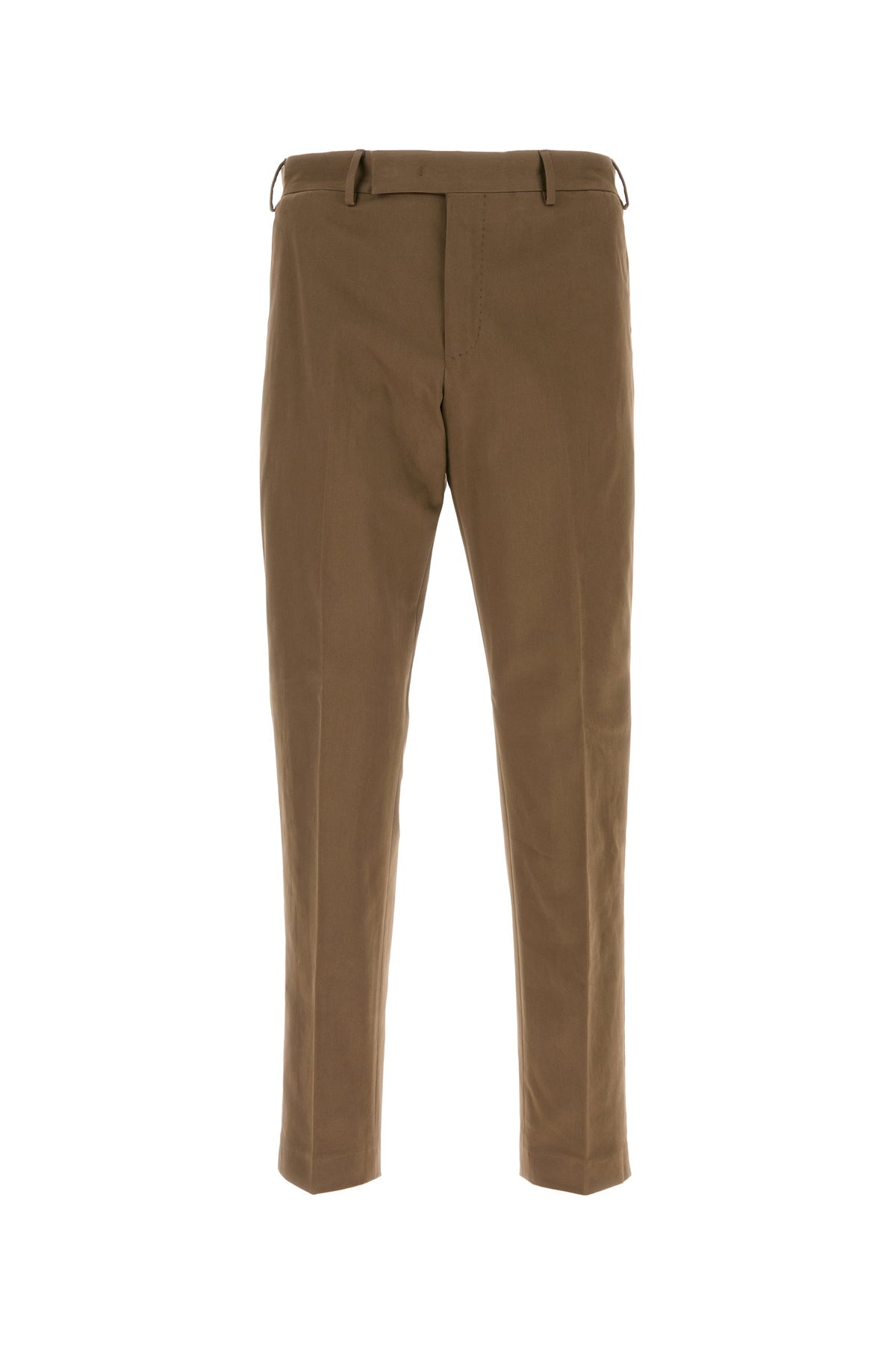 PT Torino Pantalone in cotone stretch marrone