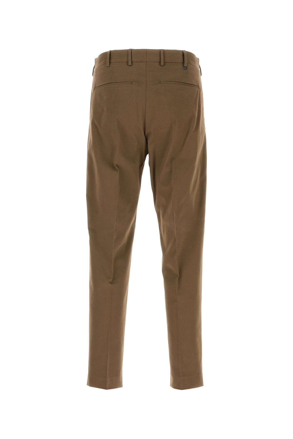 PT Torino Pantalone in cotone stretch marrone, view 2