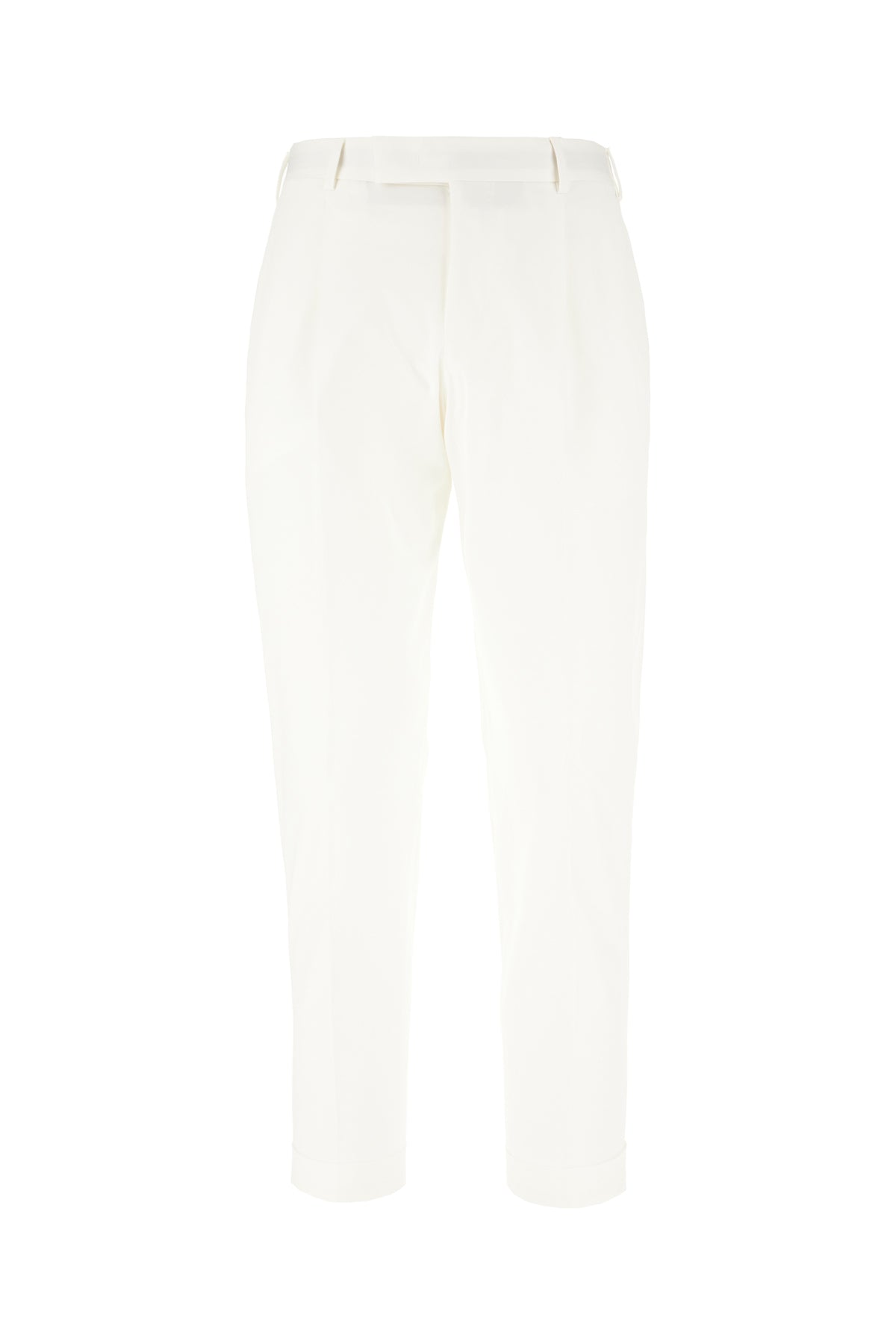 PT Torino Pantalone in cotone stretch bianco