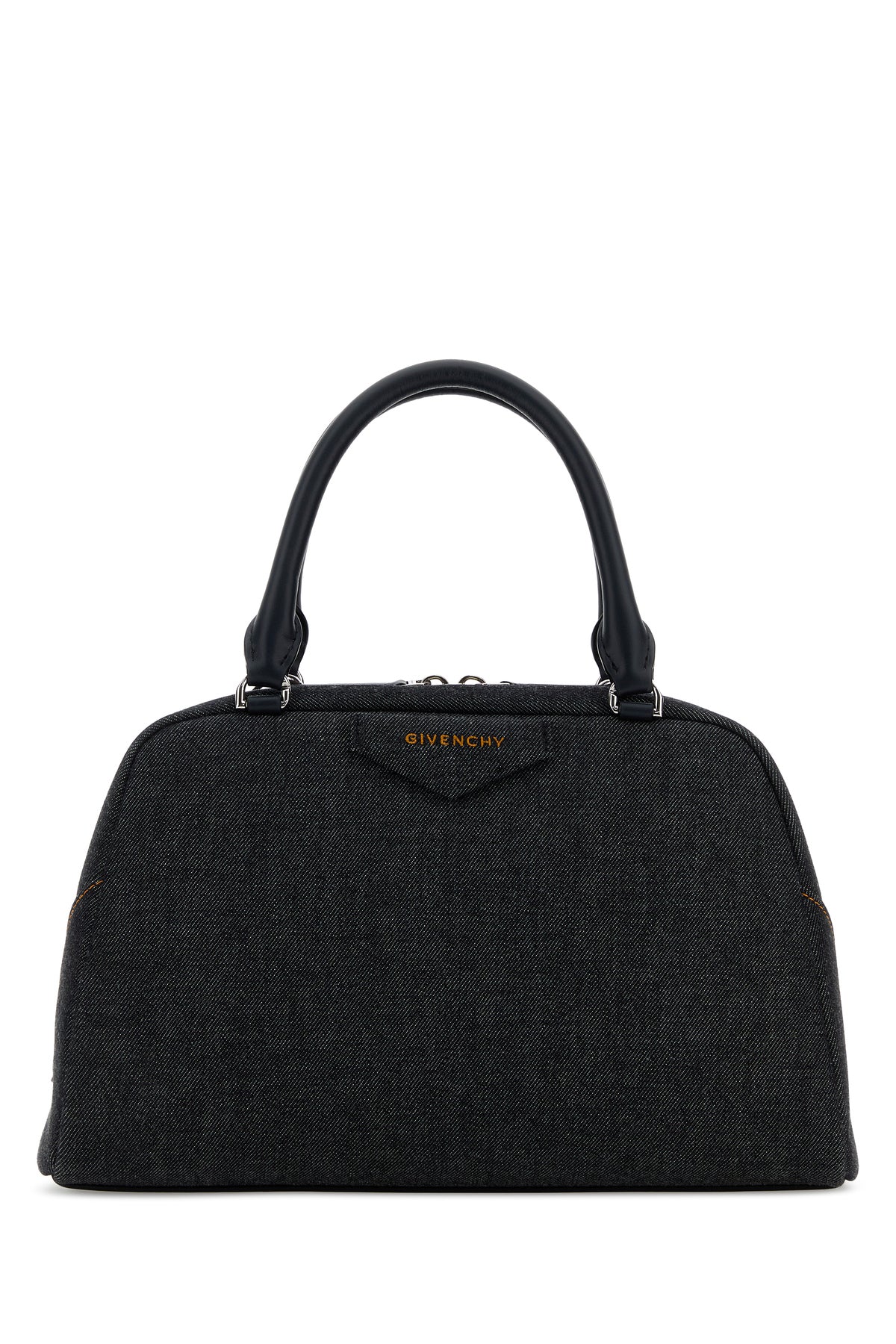 Givenchy Borsa a mano Antigona East West in denim blu scuro