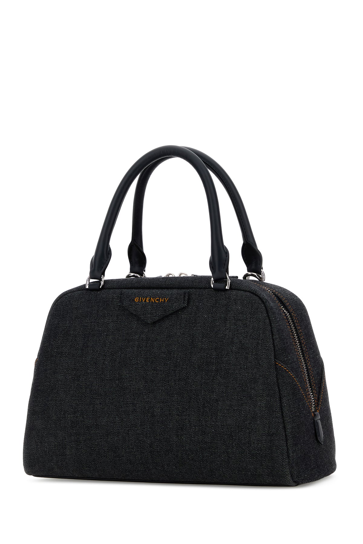 Givenchy Borsa a mano Antigona East West in denim blu scuro, view 2