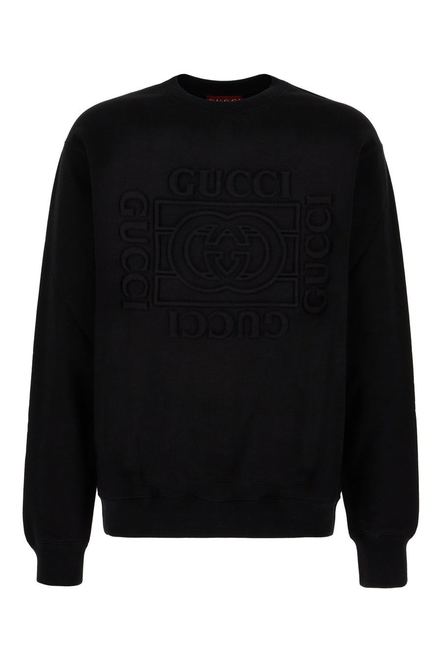 Gucci Felpa in cotone nero