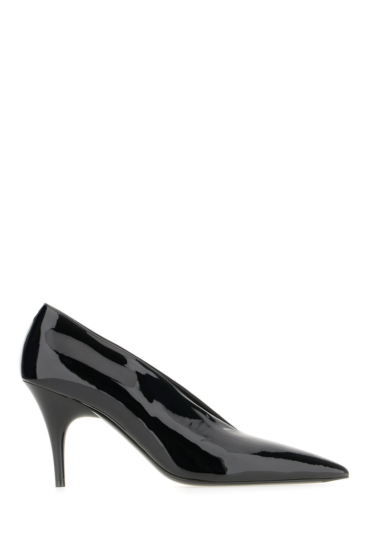 Gucci Scarpe con tacco in pelle nera