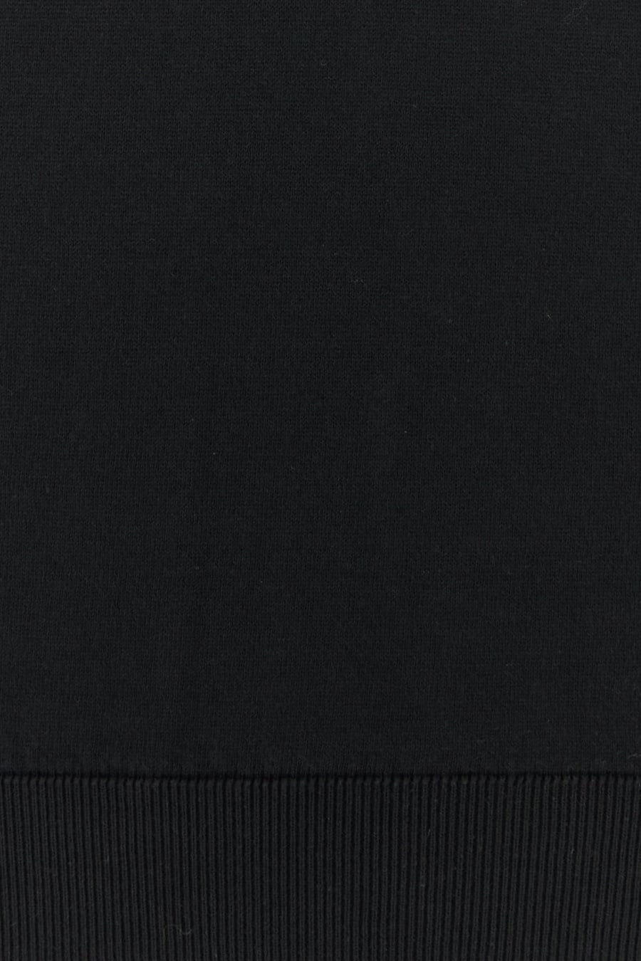 FEDELI Maglione in cotone nero, view 3