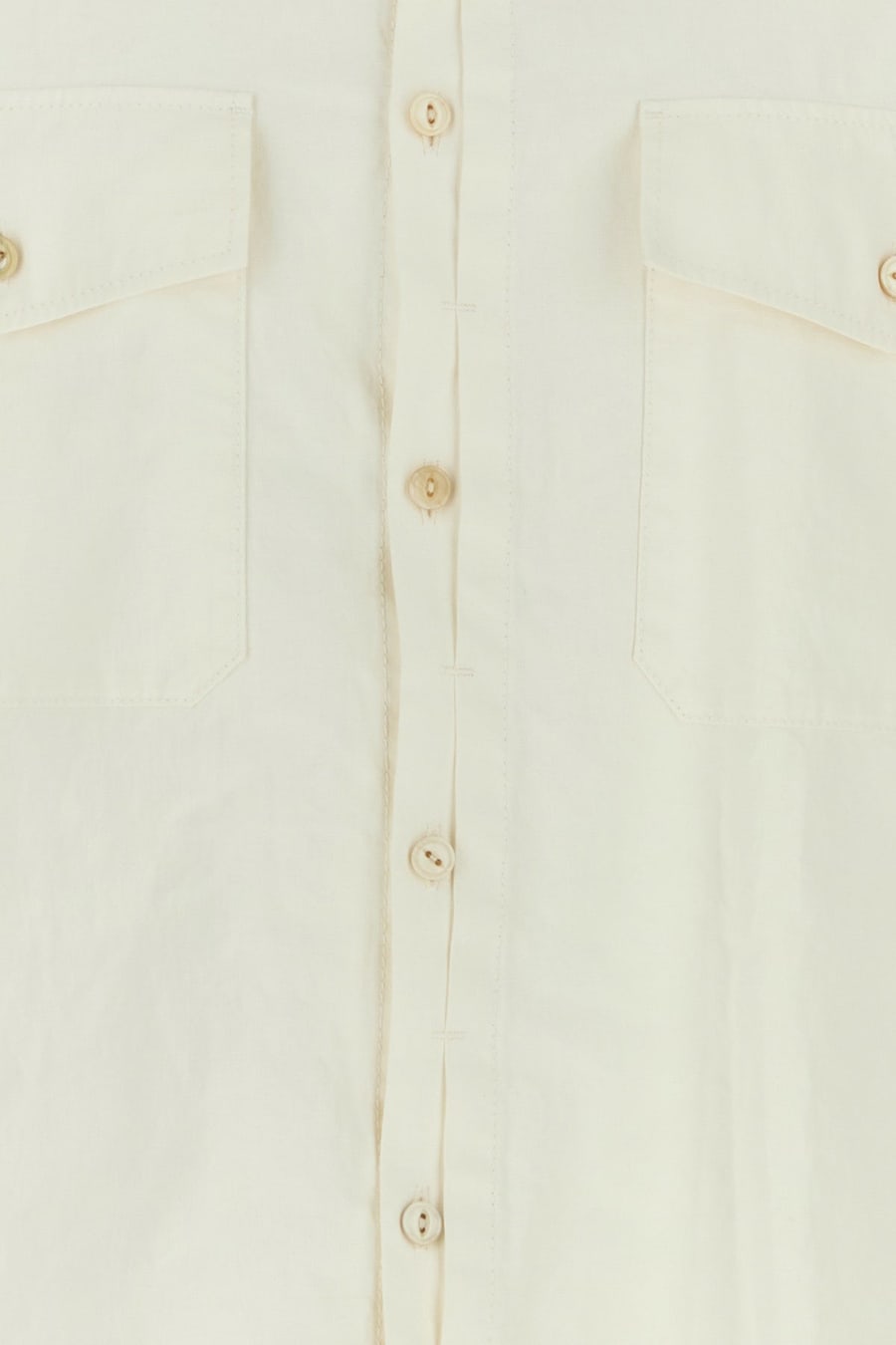 Dsquared2 Camicia in lino bianco, view 3