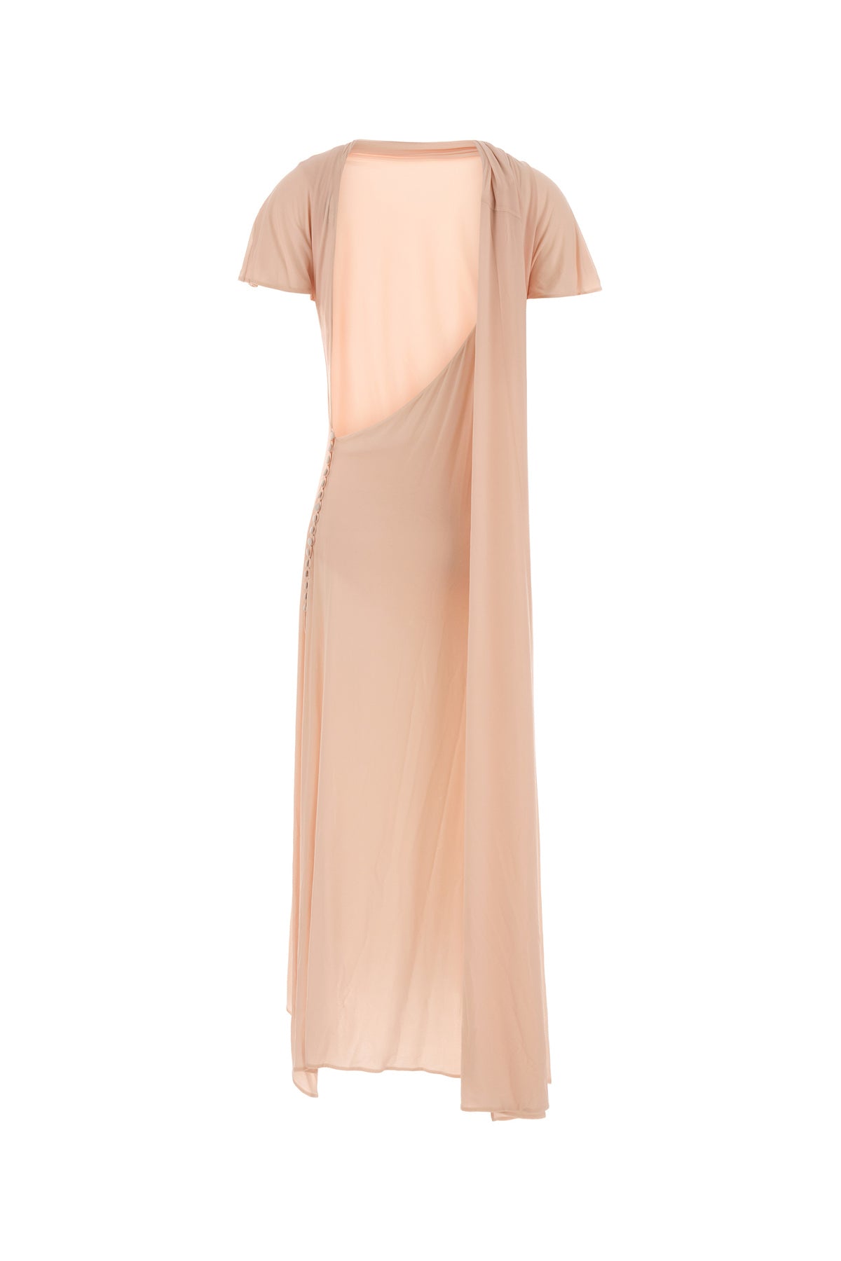 MAGDA BUTRYM Abito in crepe stretch rosa pastello, view 2