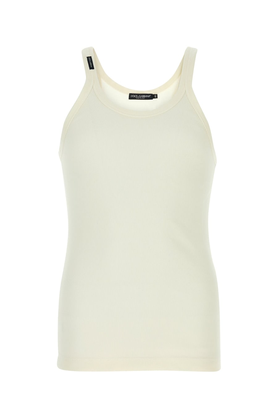 Dolce & Gabbana Canotta in cotone avorio