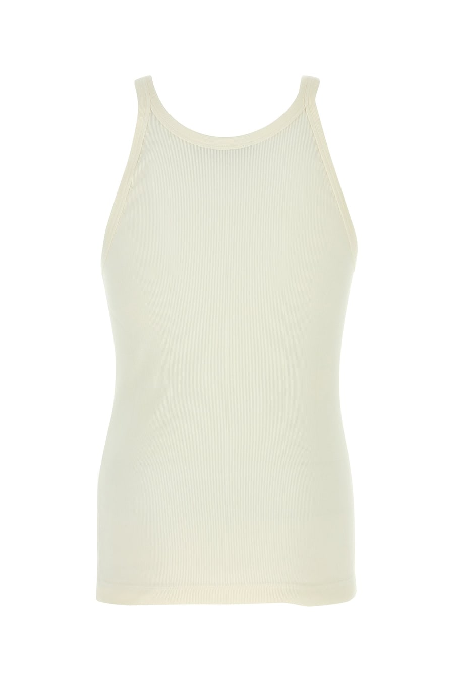 Dolce & Gabbana Canotta in cotone avorio, view 2