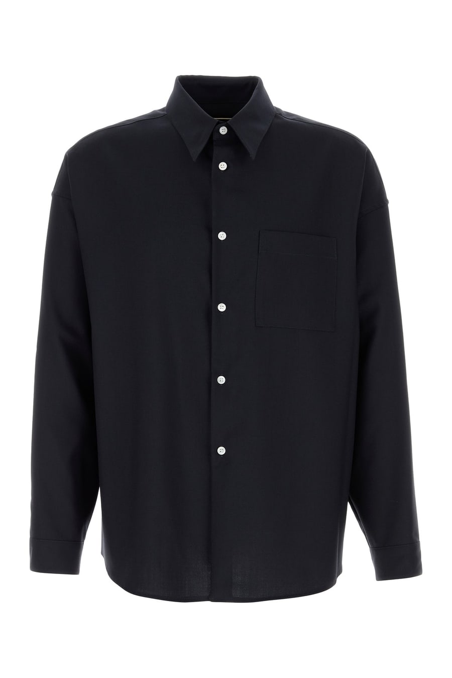 Marni Camicia in twill blu notte