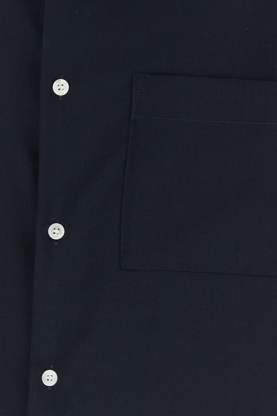 Marni Camicia in twill blu notte, view 3