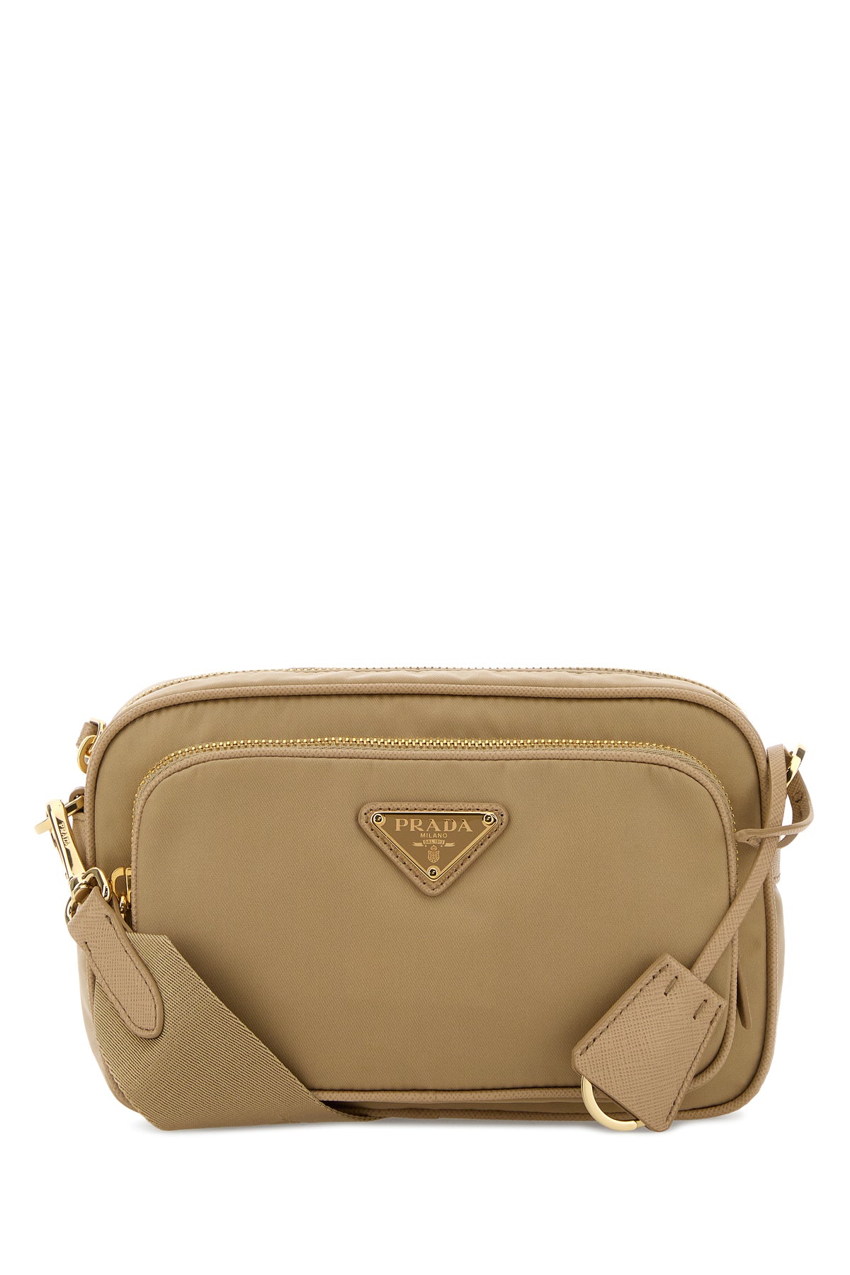 Prada Borsa a tracolla in Re-Nylon beige