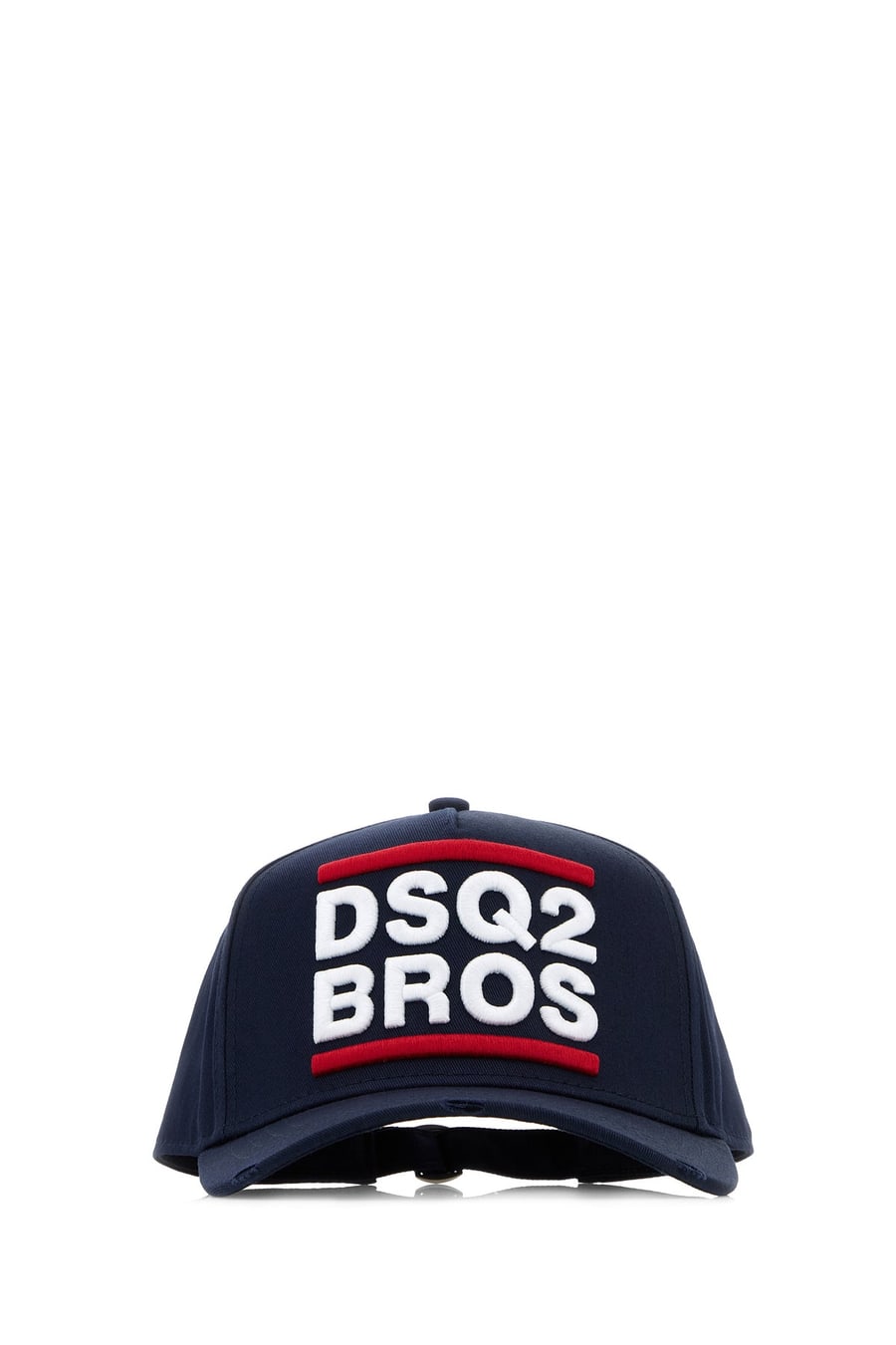 Dsquared2 Cappello da baseball in cotone blu notte