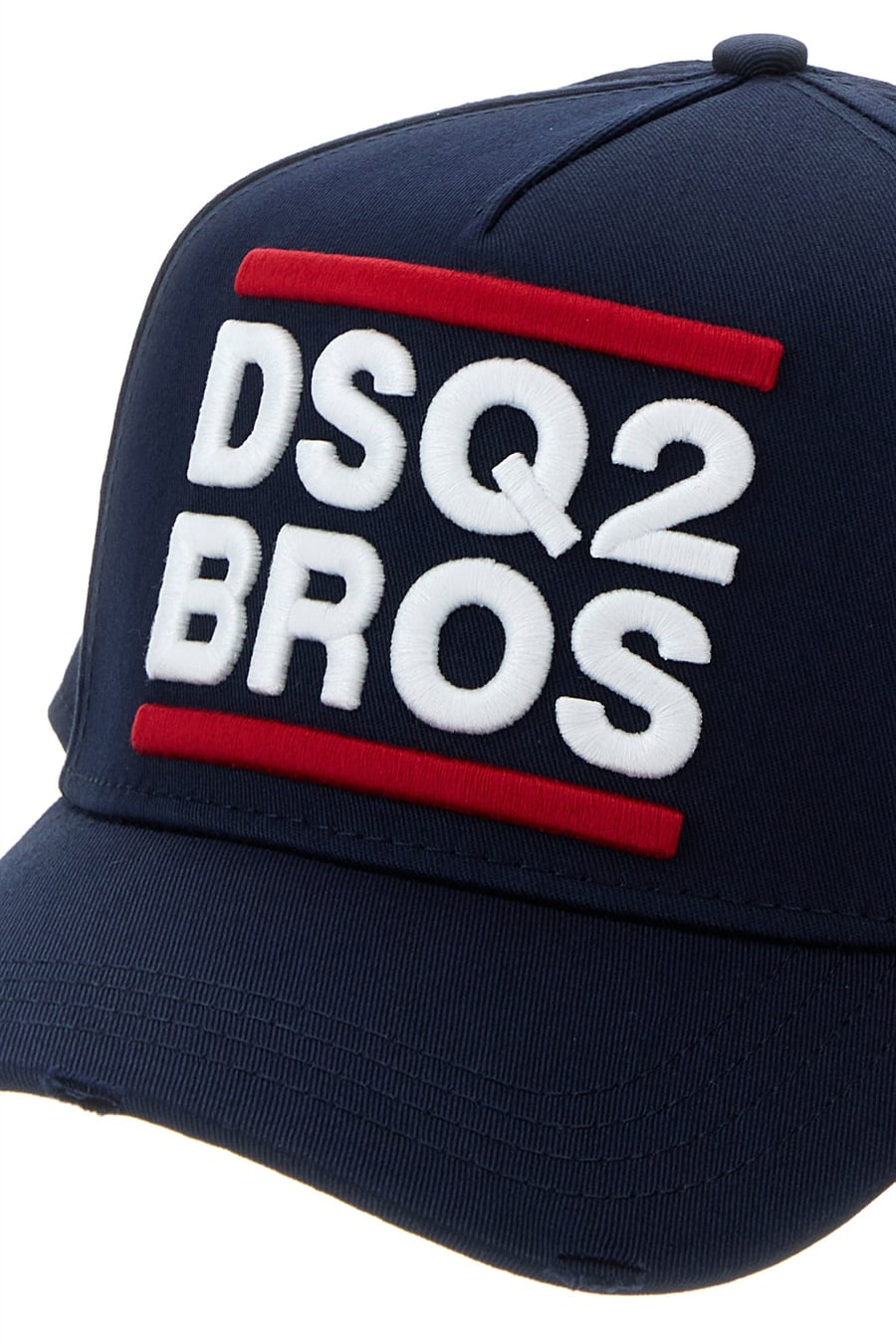 Dsquared2 Cappello da baseball in cotone blu notte, view 4