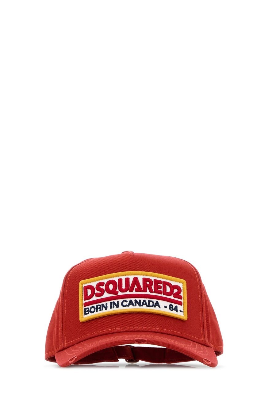 Dsquared2 Cappello da baseball in cotone rosso