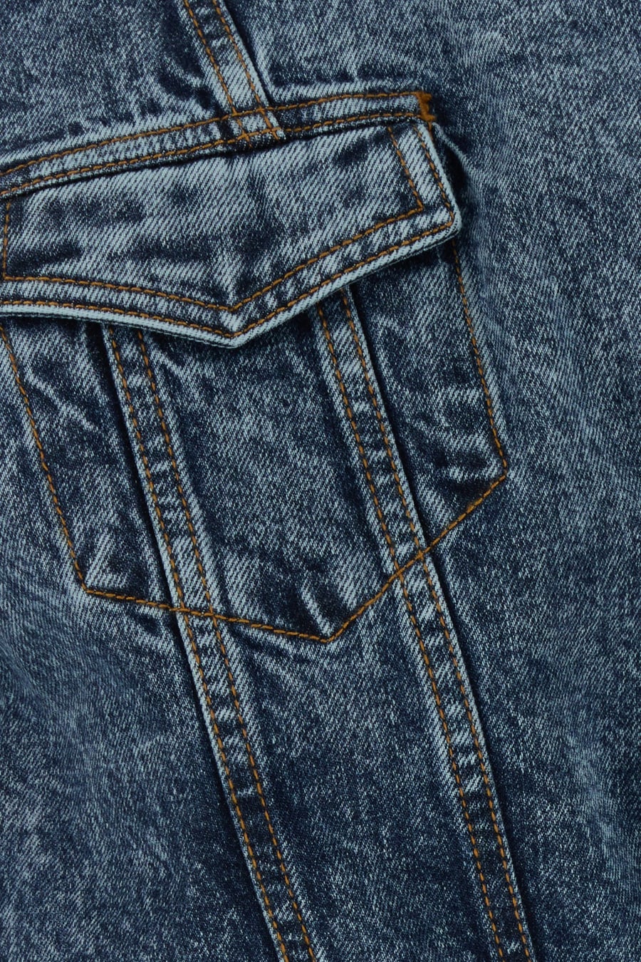 Alaïa Giubbino in denim, view 3
