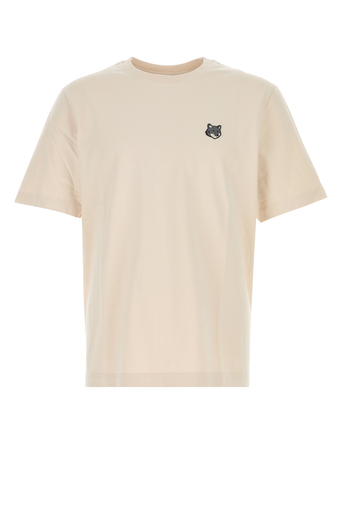 MAISON KITSUNE T-shirt in cotone sabbia