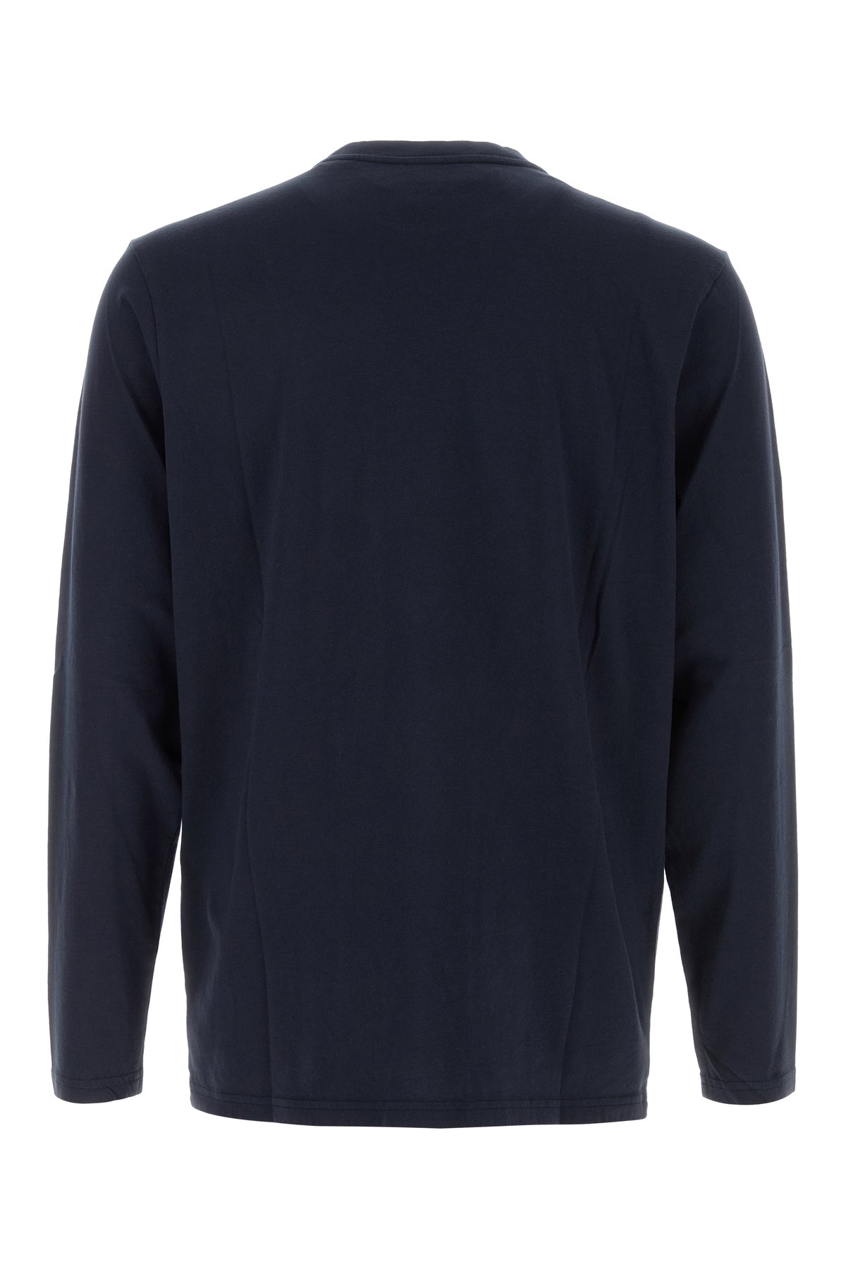Autry T-shirt in cotone blu scuro, view 2