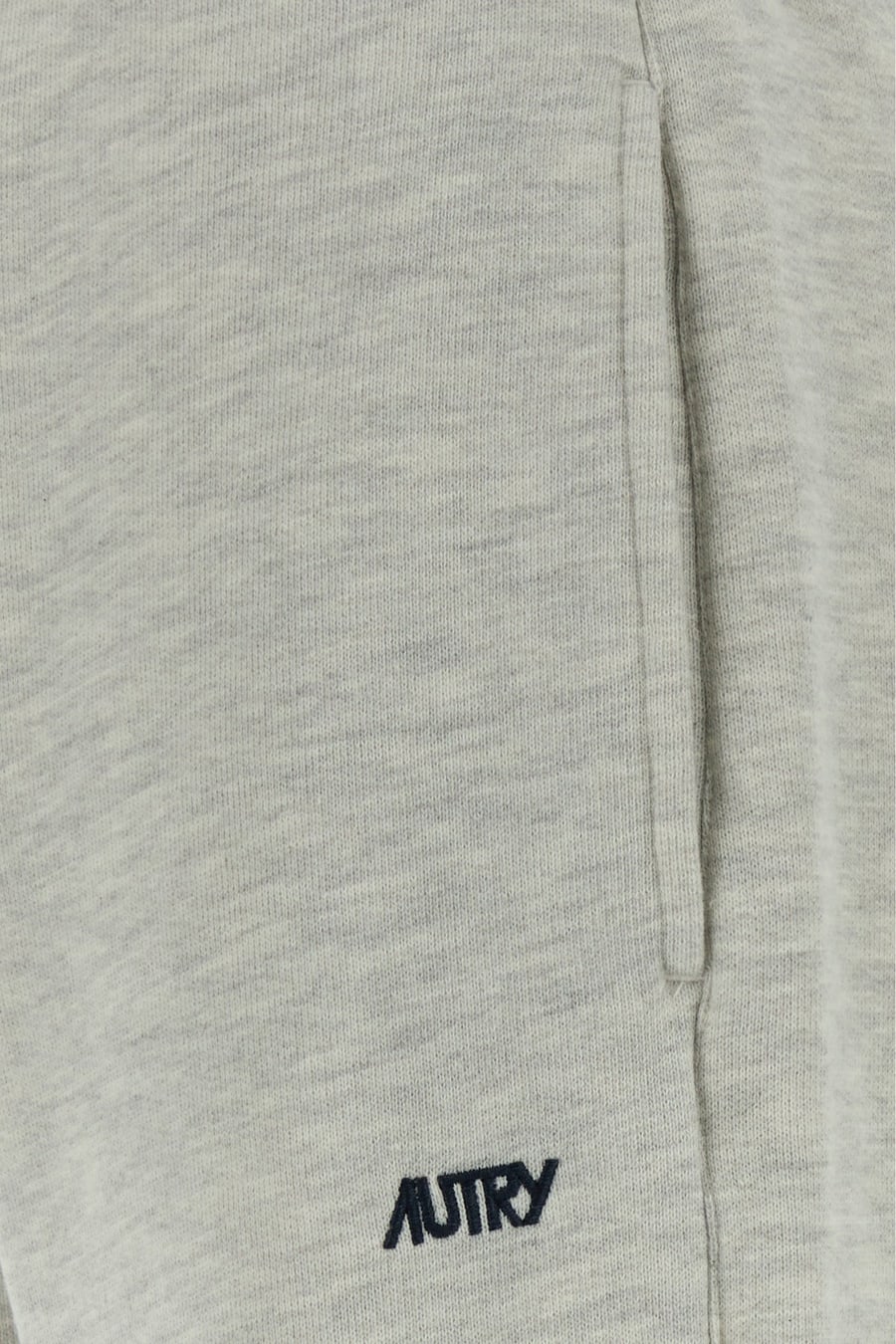 Autry Pantalone jogging in misto cotone grigio chiaro, view 3