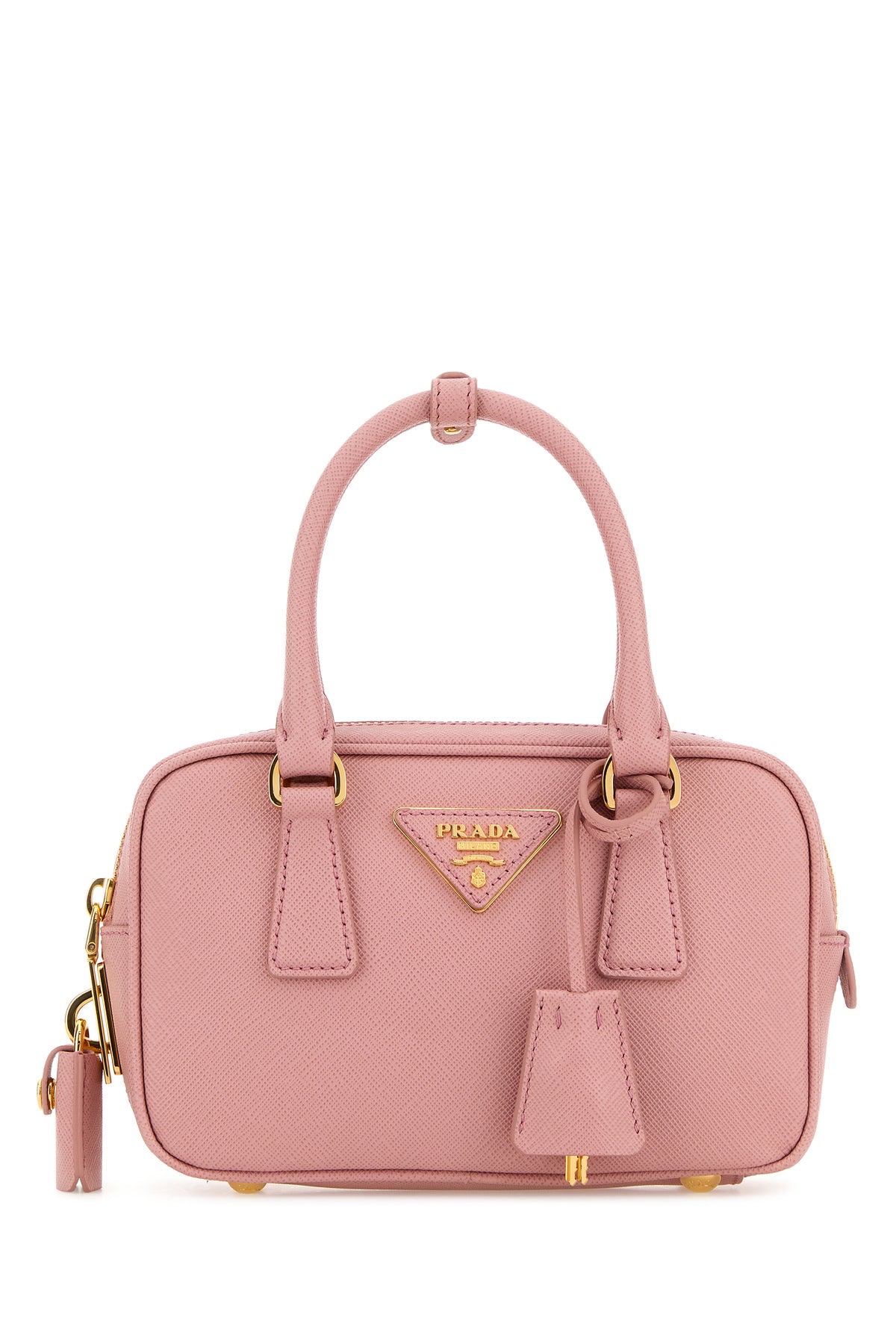 Prada Borsa a mano in pelle rosa