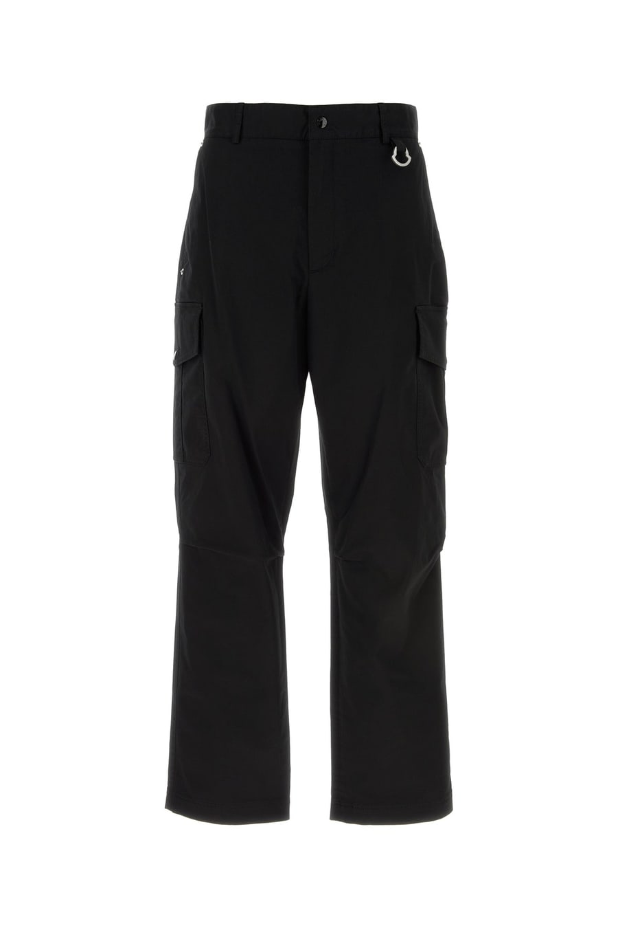 Moncler Pantalone cargo in cotone stretch nero