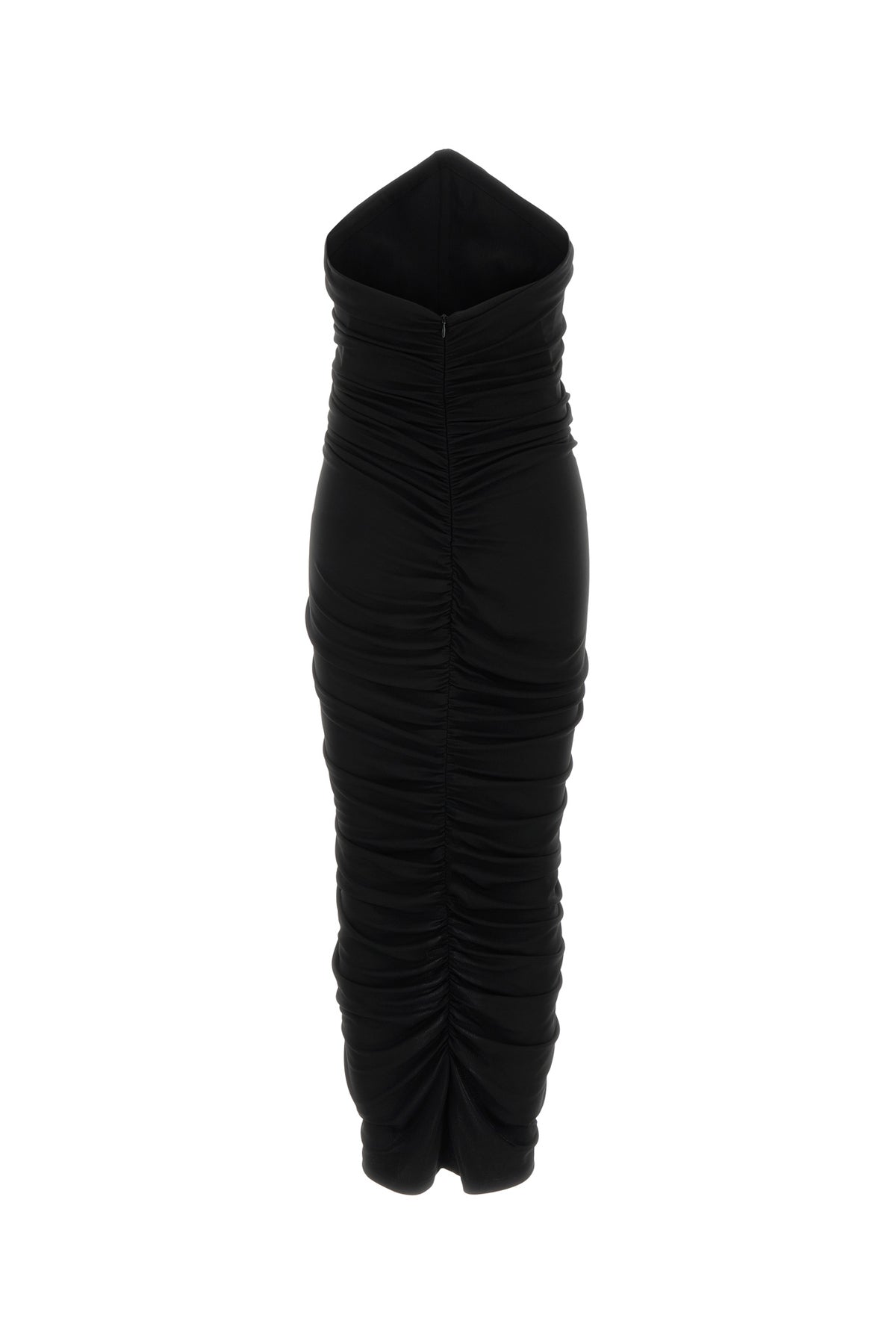 ALEXANDER WANG Abito in viscosa stretch nera, view 2