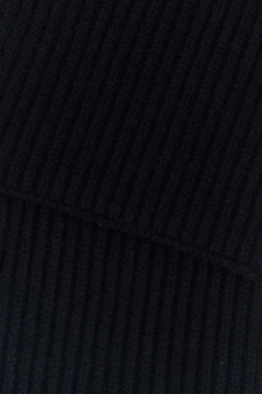 Maison Margiela Sciarpa in lana blu notte, view 2